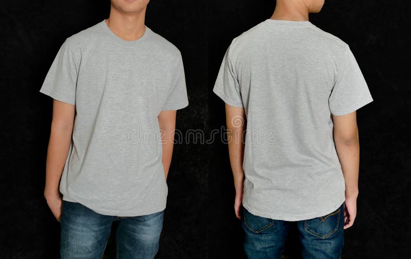 353 Blank Black T Shirts Front Back Stock Photos - Free & Royalty