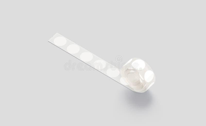 Download Blank Silver Tape With White Round Stickers Mockup Side View Stock Illustration Illustration Of Design Paste 128328897