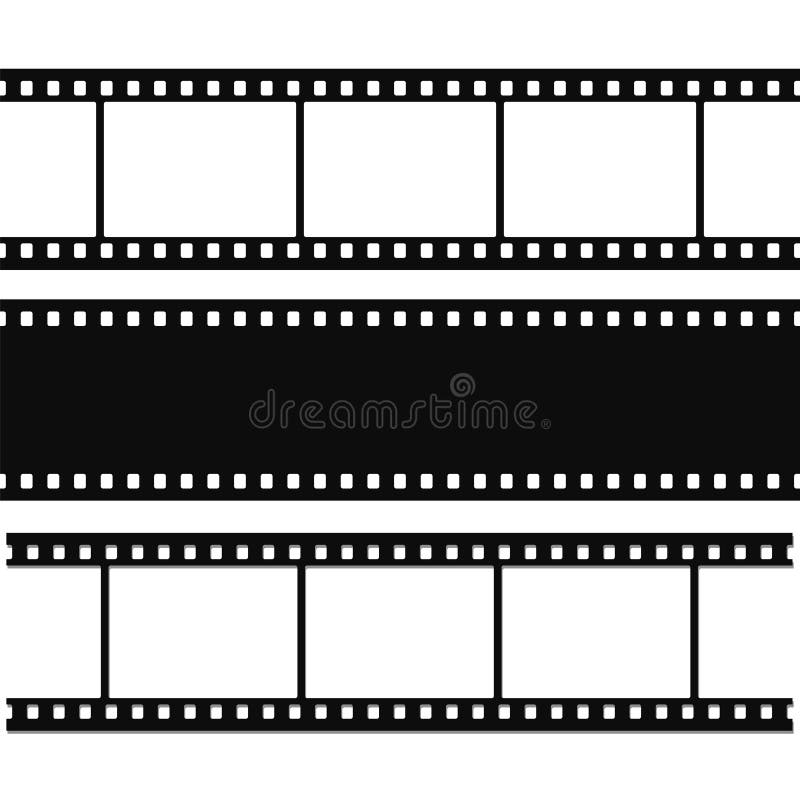 Blank simple film strip set