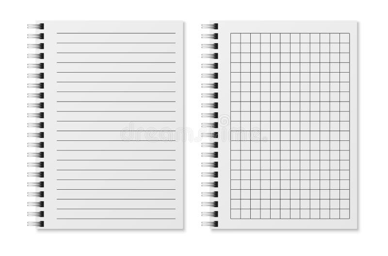 Opened notepad with pencil sketchbook or diary Vector Image