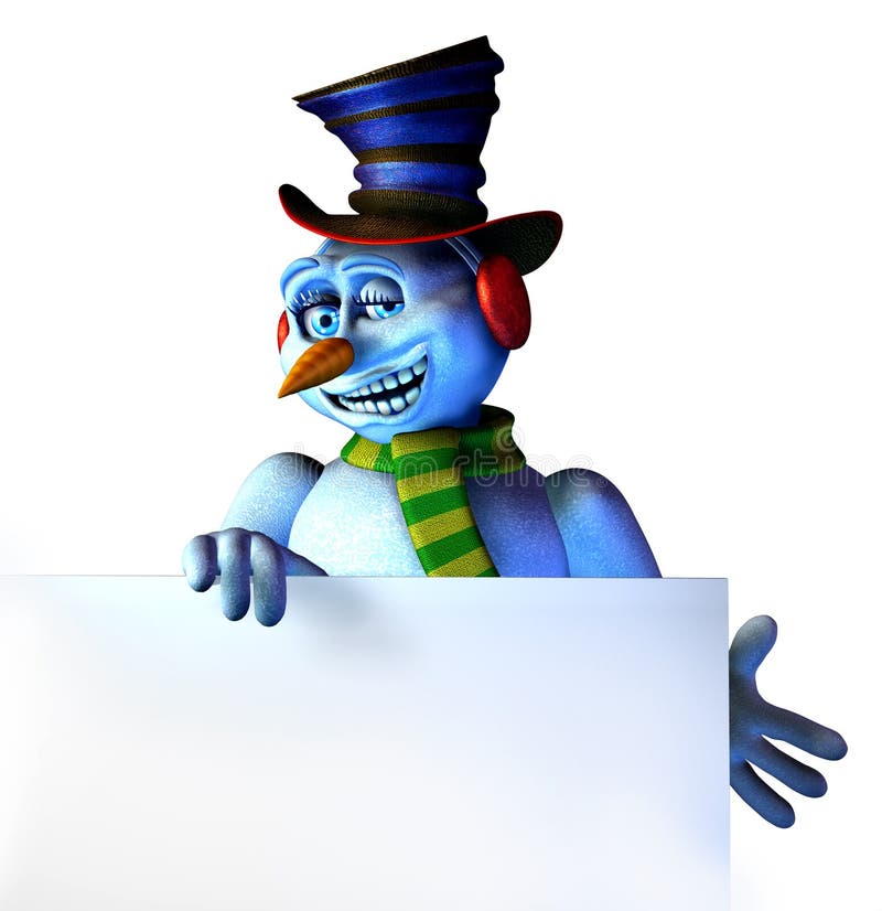 Download Blank Snowman För Tecken För Clippingkantbana Stock Illustrationer - Illustration av nordligt, snowman: 523647