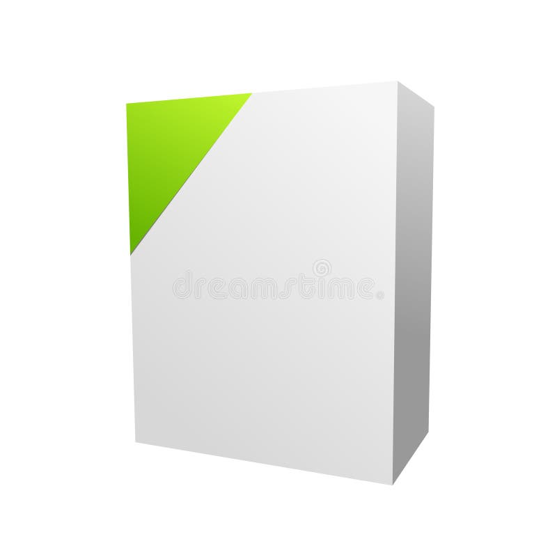 Blank software box stock vector. Illustration of purchase 6700699