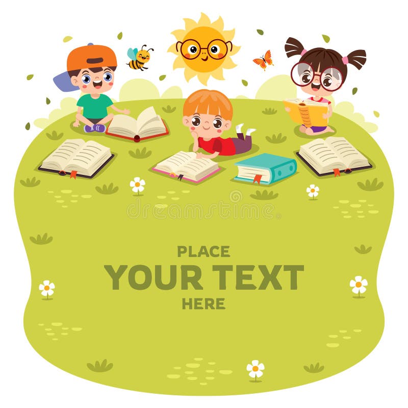 Blank Space Design For Children vector illustration