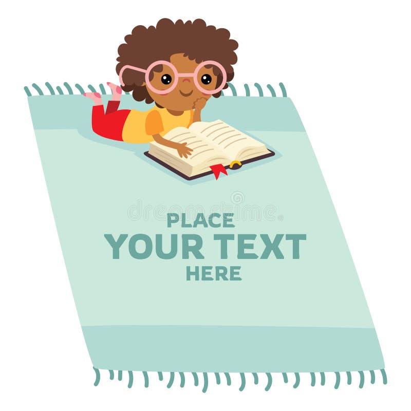 Blank Space Design For Children stock illustration