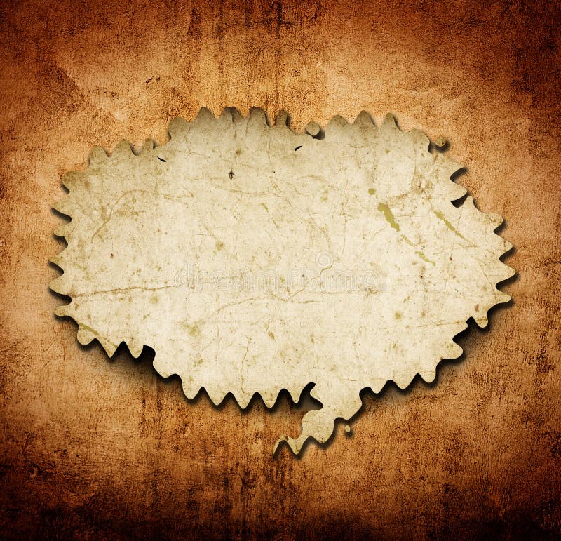 Blank Speech Bubble stock illustration