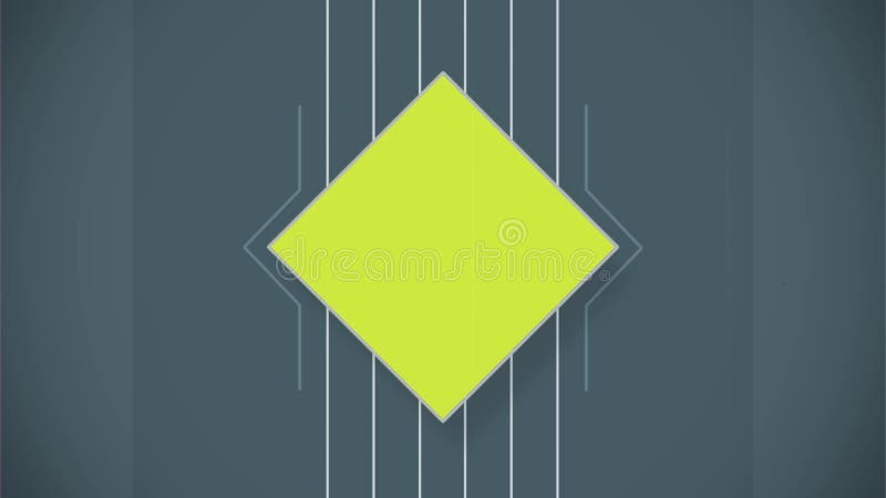 Blank squared label with lines flat animation