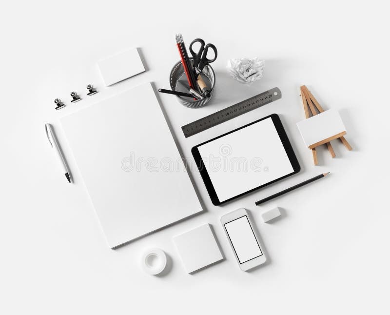 Blank stationery set