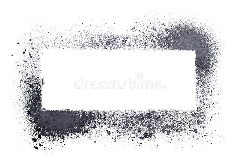 Blank stencil frame vector illustration