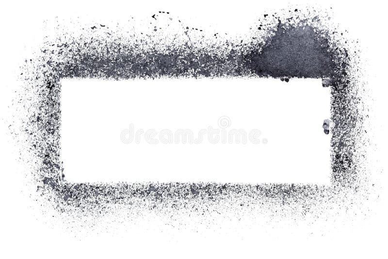 Blank stencil frame stock illustration