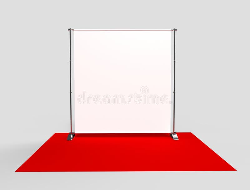 Download Vinyl Banner Blank White Isolated On Wood Frame Background ...