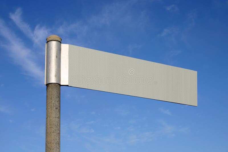 Blank street sign stock photo. Image of blank, street - 4422480