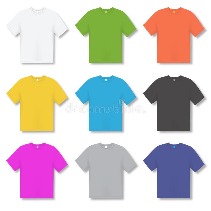 Blank t-shirt stock vector. Illustration of modern, shirt - 54892923