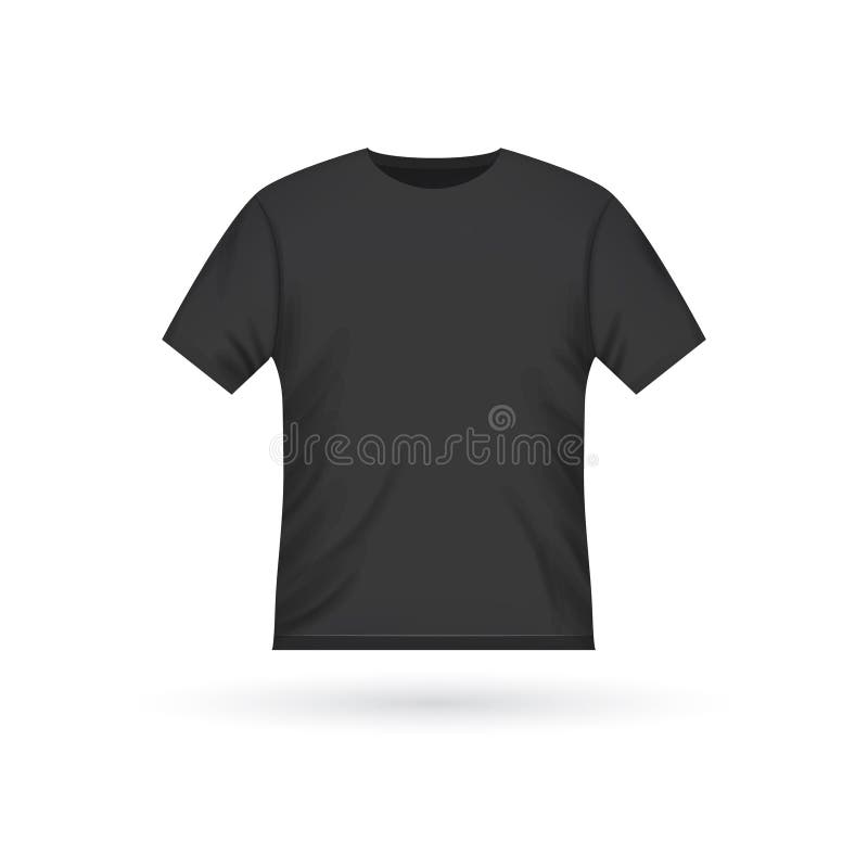 Blank T-shirt Template Clothing Fashion. White and Yellow Shirt Design ...
