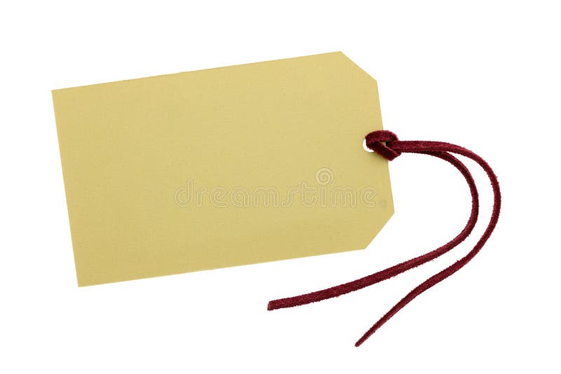 Blank tag royalty free stock photo