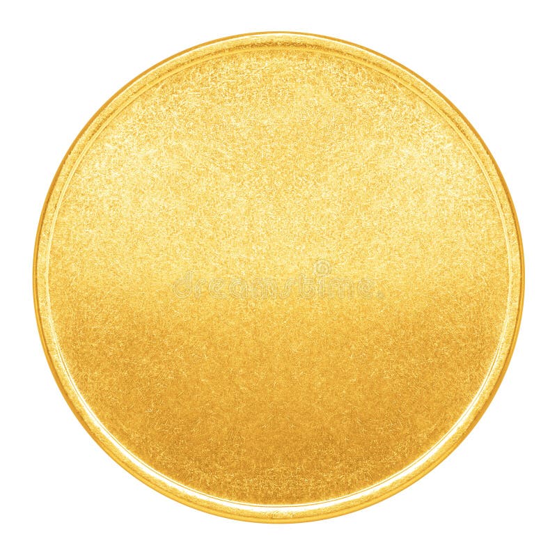 blank-template-for-gold-coin-or-medal-stock-image-image-of-bank