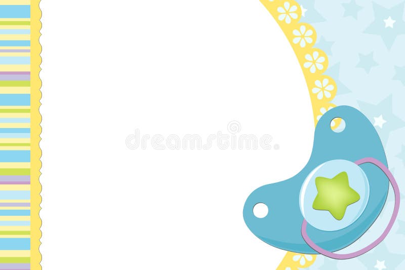 Blank template for greetings card stock illustration