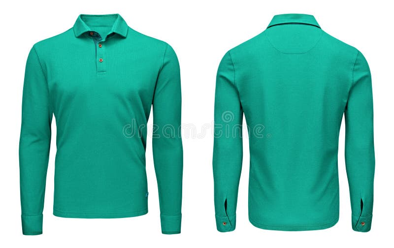 Long Sleeve Polo Shirt Template Stock Photos - Free & Royalty-Free ...