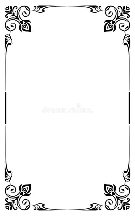 Restaurant Blank Menu Template Stock Illustrations &#8211; 9,172 ...