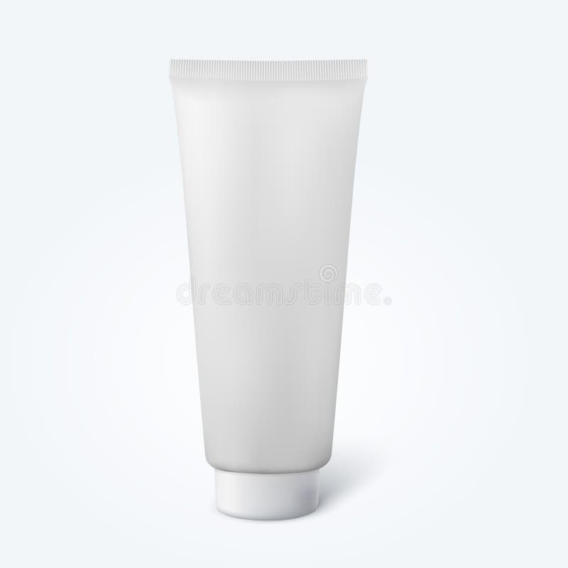 Blank thin cosmetic tube