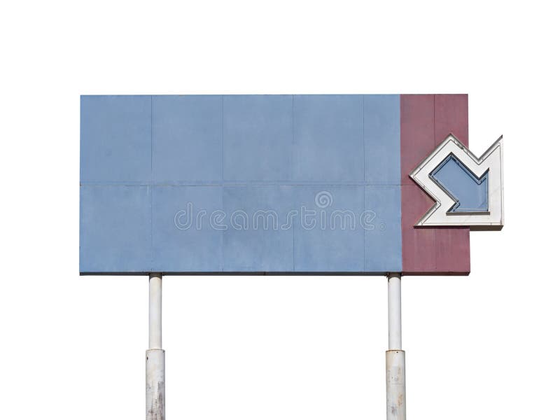 Blank Vintage giant Arrow Sign stock photography Blank Vintage giant Arrow Sign stock photography