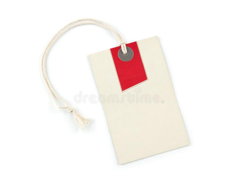 Blank vintage price tag stock image. Image of paper, badge 23820619