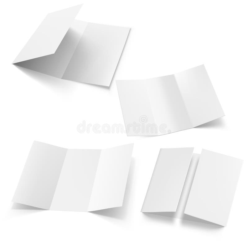 blank-white-brochure-mockup-set-tri-fold-flyer-design-vector-stock