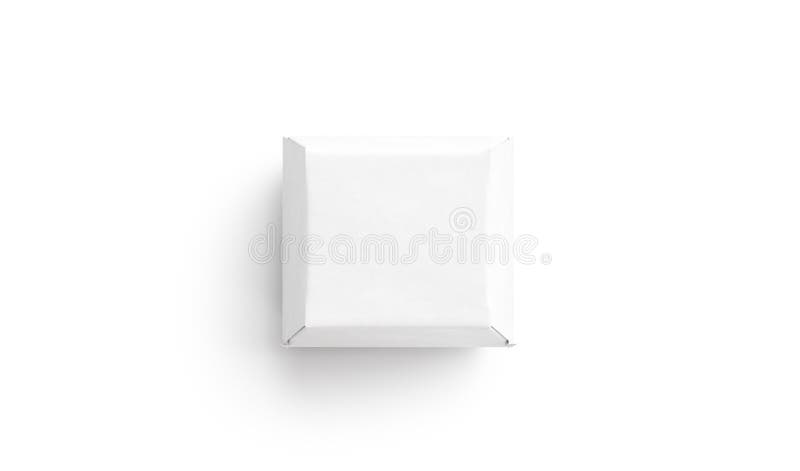 Download Blank White Burger Box Mock Up, Isolated, Top View, Stock ...