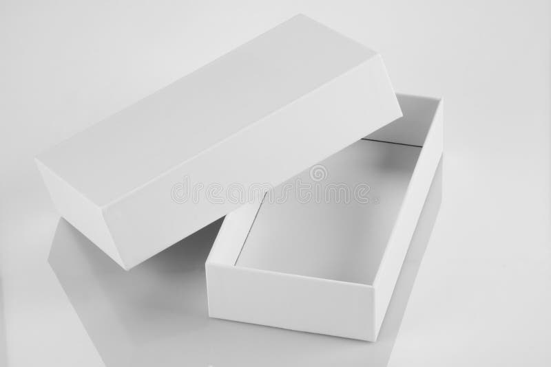 Download Blank White Card Board Box For Mockup Stock Image - Image ...