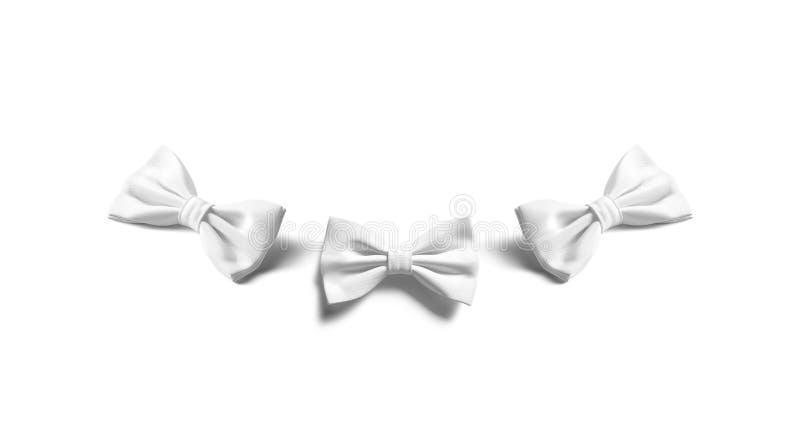 Download Blank White Classic Bow Tie Mock Up Lying, Different Sides ...