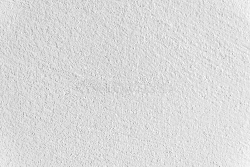 Blank White Color Concrete Wall Texture Background. White Cement Stock