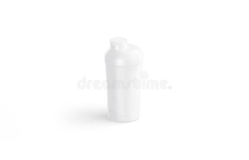 Two Black Shaker Bottle Mockups, Small and Big