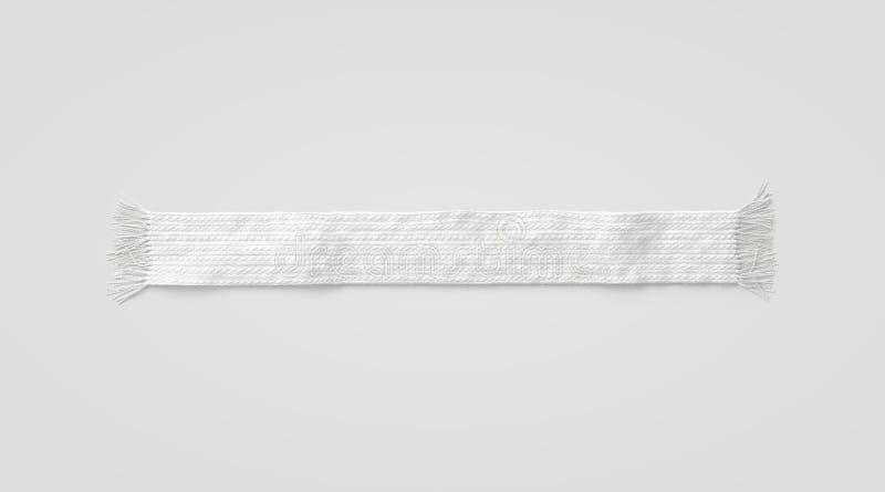 Download Blank White Knitted Scarf Mock Up, Isolated Stock ...