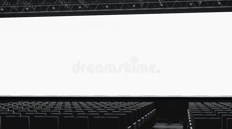 Download Blank Projector Screen Mockup Wall Stock Images - Download ...