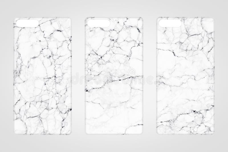 Blank White Smart Phone Case on Grey Background Stock Photo Image of