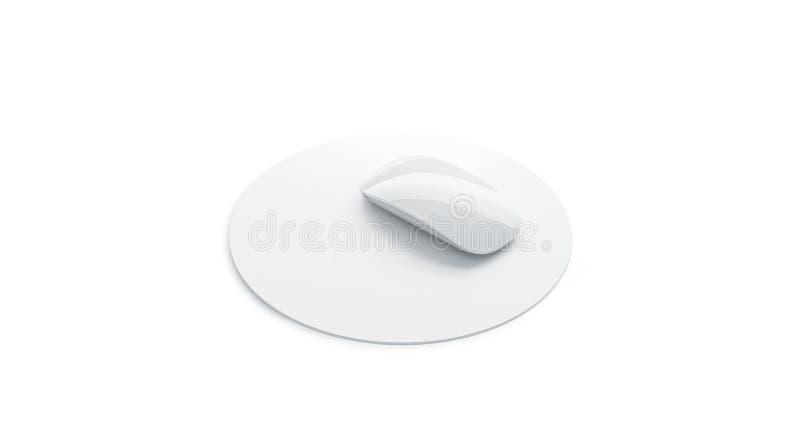 Download Blank White Mouse Pad Mock Up Side View Isolated Stock Illustration Illustration Of Computer Desk 123168502