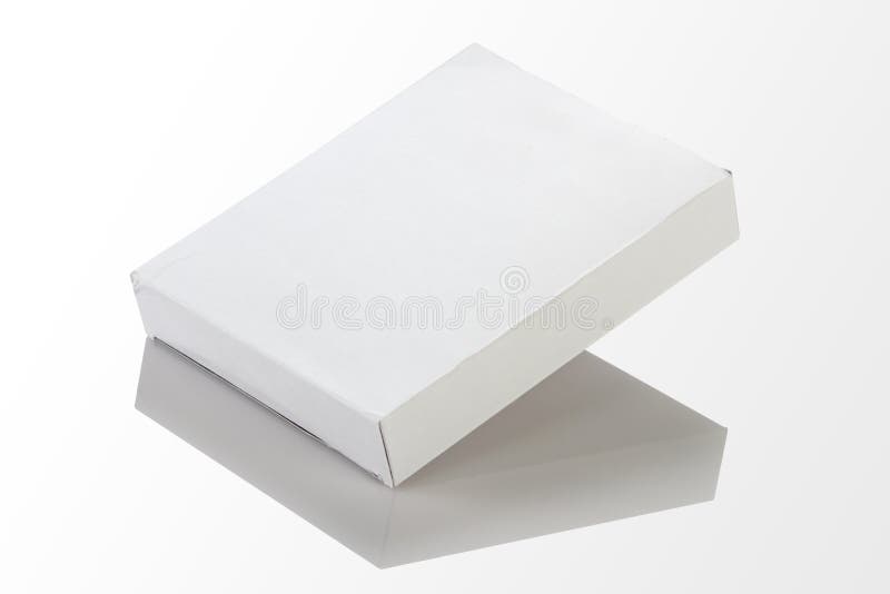 Download Blank White Paper / Card Box For Mockup Stock Photo ...