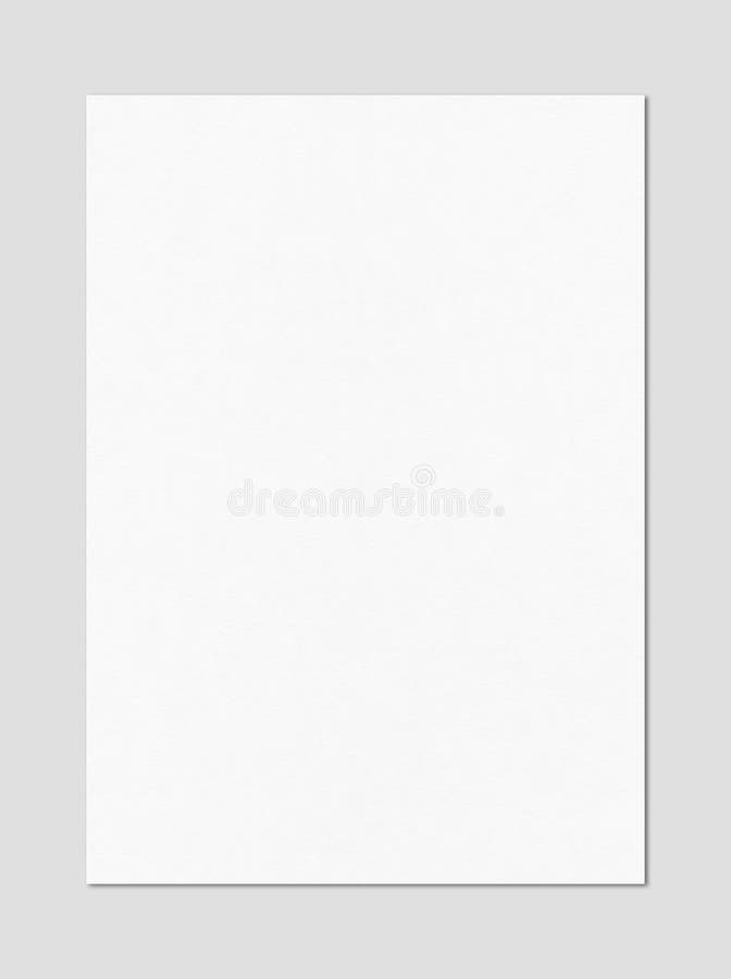 Blank White A4 Paper Sheet Mockup Template Stock Image - Image of empty,  mockup: 115819871