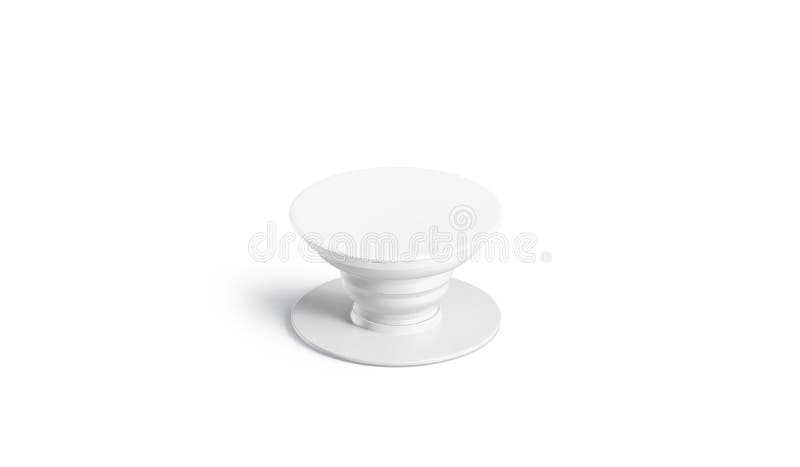 Download Blank White Phone Pop Socket Mock Up Isolated Stock Illustration Illustration Of Holder Clear 140119229