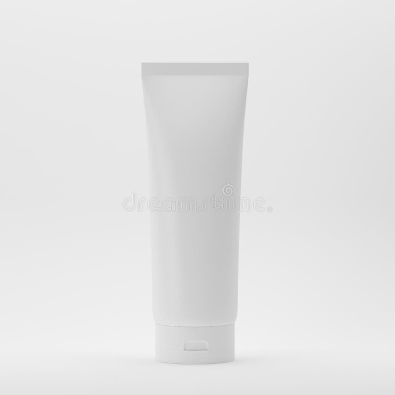Download Blank White Plastic Tube For Cosmetic, Body Wash, Shampoo ...