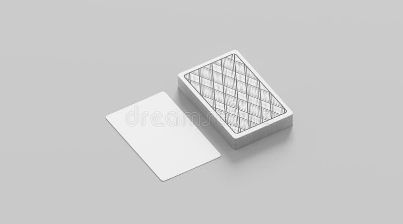 Download Blank Deck of Cards stock image. Image of chance, game ...