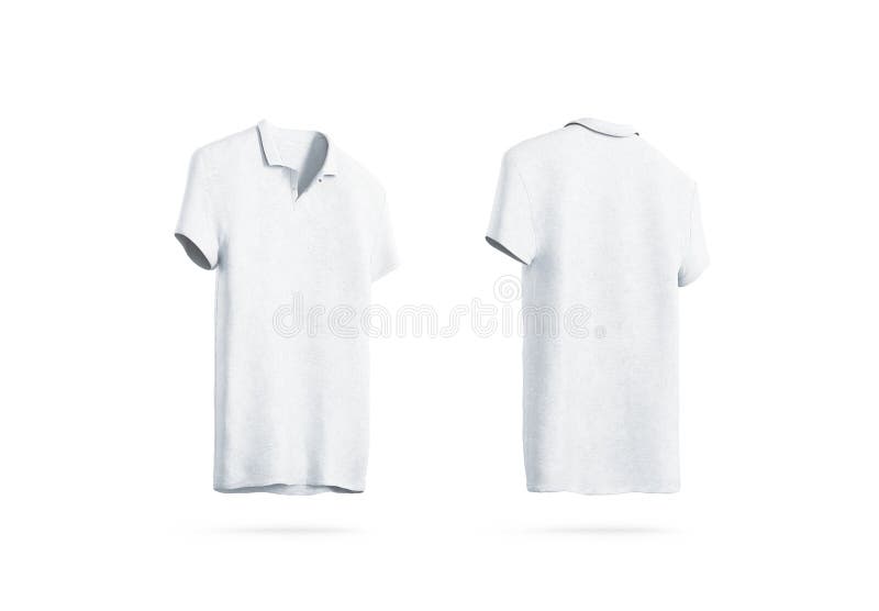 Download Blank White Polo Shirt Mockup Isolated, Front Back Side ...