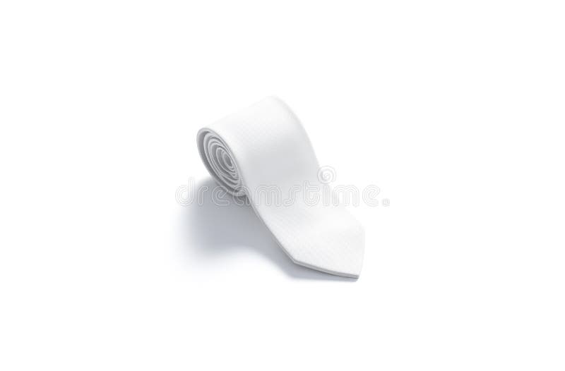 Download Blank White Rolled Neck Tie Mock Up Side View Stock Illustration Illustration Of Neckwear Neck 175837941
