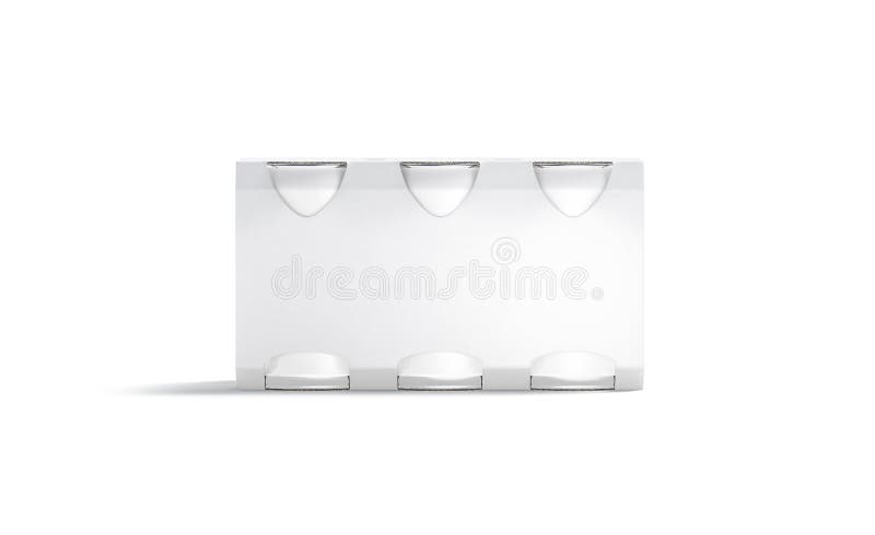 Download Blank White Six Beer Can Cardboard Pack Mockup, Front View Stock Illustration - Illustration of ...