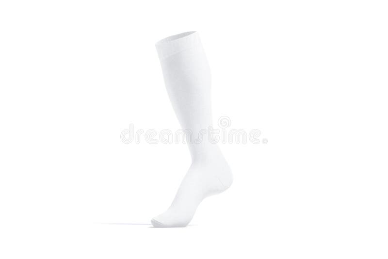 Download Blank White Soccer Socks Toe Mock Up, Side View Stock ...