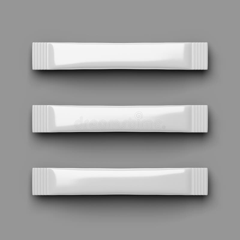 Download Stick Pack. Blank Sachet Package Mockup For Coffee And Tea ...