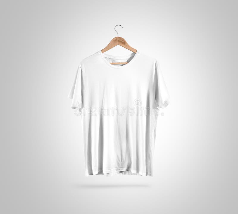 Download Blank White T-shirt On Hanger, Design Mockup, Clipping ...