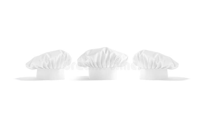 Download Blank White Toque Chef Hat Mockup, Front And Side View ...