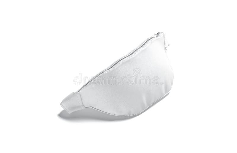 Download Blank White Waist Bag Mockup Lying, Side View Stock ...