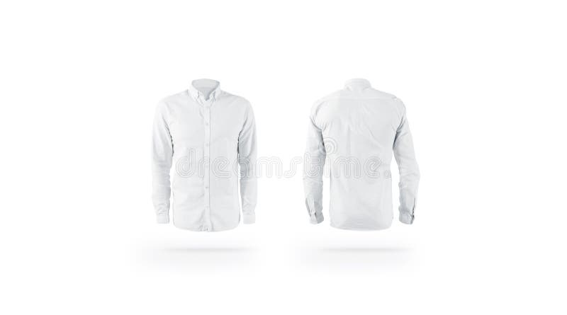 Download Blank White Weared Classic Mens Shirt Mockup Set, Front ...