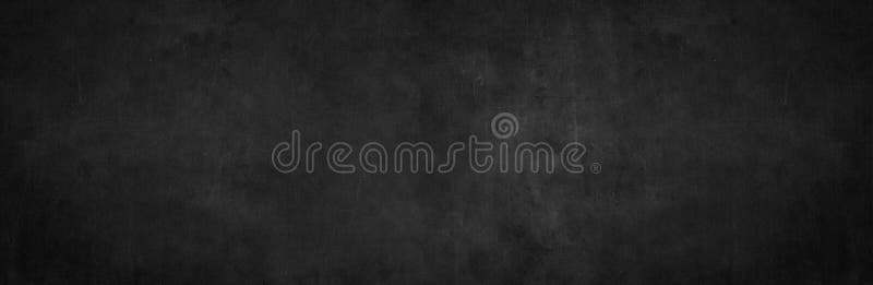 Blank wide screen Real chalkboard background texture in college concept for back to school panoramic wallpaper for black friday royalty free stock photos